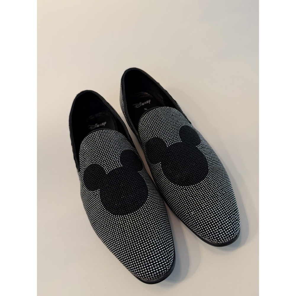Disney x ALDO Mickey Mouse Rhinestone Smoking Loafers Men's US 10.5 EU 43.5